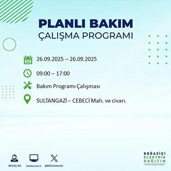 26 EYLÜL İSTANBUL ELEKTRİK KESİNTİSİ: 23 İlçede Elektrik Yok İstanbul Elektrik Kesintisi Ne Zaman Bitecek Kesintiden Hangi İlçeler Etkilenecek