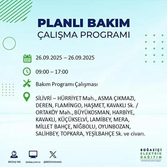 26 EYLÜL İSTANBUL ELEKTRİK KESİNTİSİ: 23 İlçede Elektrik Yok İstanbul Elektrik Kesintisi Ne Zaman Bitecek Kesintiden Hangi İlçeler Etkilenecek