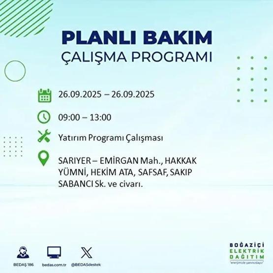 26 EYLÜL İSTANBUL ELEKTRİK KESİNTİSİ: 23 İlçede Elektrik Yok İstanbul Elektrik Kesintisi Ne Zaman Bitecek Kesintiden Hangi İlçeler Etkilenecek