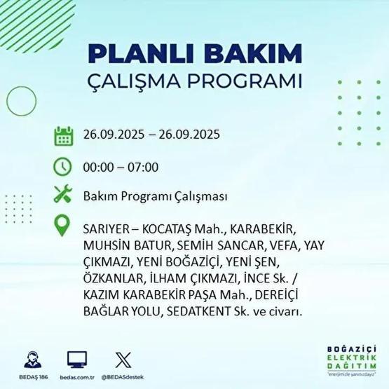 26 EYLÜL İSTANBUL ELEKTRİK KESİNTİSİ: 23 İlçede Elektrik Yok İstanbul Elektrik Kesintisi Ne Zaman Bitecek Kesintiden Hangi İlçeler Etkilenecek