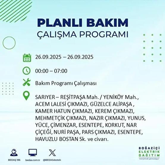 26 EYLÜL İSTANBUL ELEKTRİK KESİNTİSİ: 23 İlçede Elektrik Yok İstanbul Elektrik Kesintisi Ne Zaman Bitecek Kesintiden Hangi İlçeler Etkilenecek