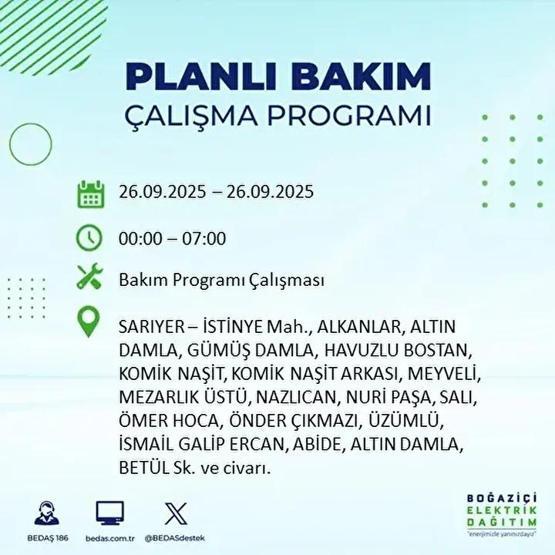 26 EYLÜL İSTANBUL ELEKTRİK KESİNTİSİ: 23 İlçede Elektrik Yok İstanbul Elektrik Kesintisi Ne Zaman Bitecek Kesintiden Hangi İlçeler Etkilenecek