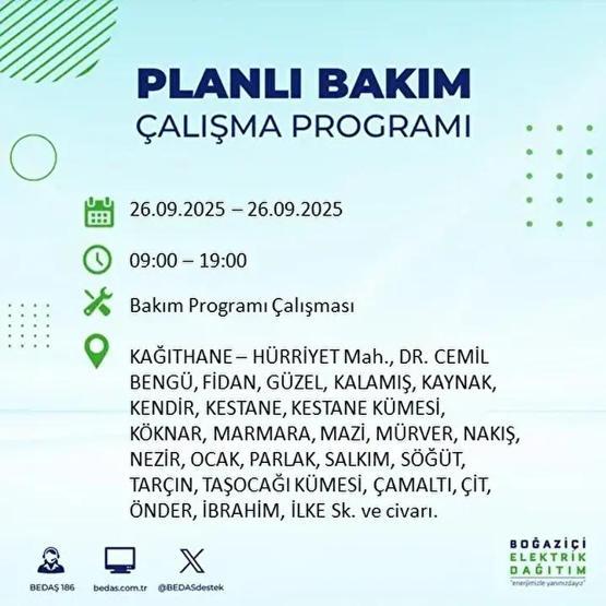 26 EYLÜL İSTANBUL ELEKTRİK KESİNTİSİ: 23 İlçede Elektrik Yok İstanbul Elektrik Kesintisi Ne Zaman Bitecek Kesintiden Hangi İlçeler Etkilenecek
