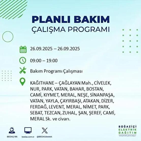 26 EYLÜL İSTANBUL ELEKTRİK KESİNTİSİ: 23 İlçede Elektrik Yok İstanbul Elektrik Kesintisi Ne Zaman Bitecek Kesintiden Hangi İlçeler Etkilenecek