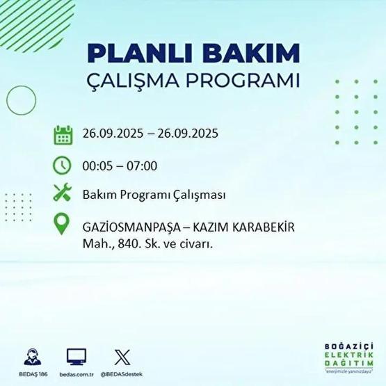 26 EYLÜL İSTANBUL ELEKTRİK KESİNTİSİ: 23 İlçede Elektrik Yok İstanbul Elektrik Kesintisi Ne Zaman Bitecek Kesintiden Hangi İlçeler Etkilenecek