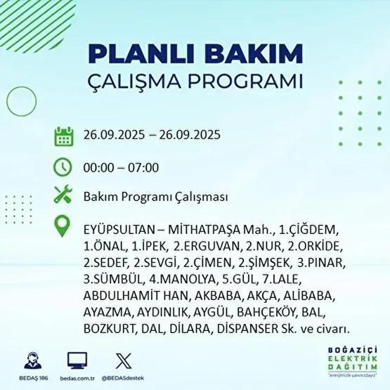26 EYLÜL İSTANBUL ELEKTRİK KESİNTİSİ: 23 İlçede Elektrik Yok İstanbul Elektrik Kesintisi Ne Zaman Bitecek Kesintiden Hangi İlçeler Etkilenecek