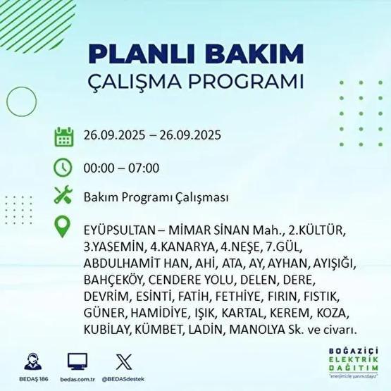 26 EYLÜL İSTANBUL ELEKTRİK KESİNTİSİ: 23 İlçede Elektrik Yok İstanbul Elektrik Kesintisi Ne Zaman Bitecek Kesintiden Hangi İlçeler Etkilenecek