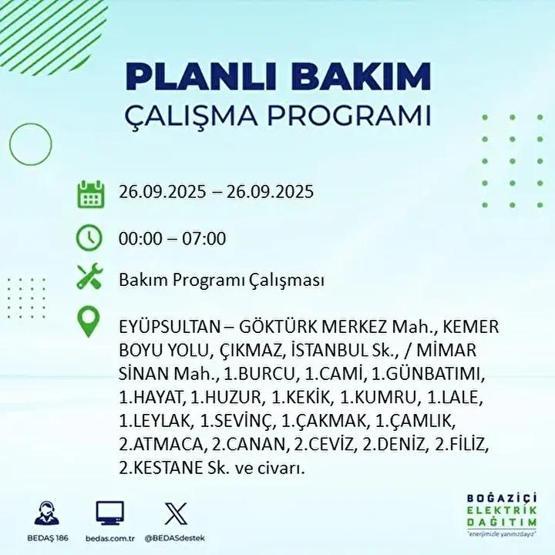 26 EYLÜL İSTANBUL ELEKTRİK KESİNTİSİ: 23 İlçede Elektrik Yok İstanbul Elektrik Kesintisi Ne Zaman Bitecek Kesintiden Hangi İlçeler Etkilenecek