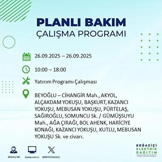 26 EYLÜL İSTANBUL ELEKTRİK KESİNTİSİ: 23 İlçede Elektrik Yok İstanbul Elektrik Kesintisi Ne Zaman Bitecek Kesintiden Hangi İlçeler Etkilenecek
