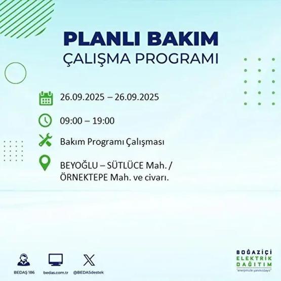 26 EYLÜL İSTANBUL ELEKTRİK KESİNTİSİ: 23 İlçede Elektrik Yok İstanbul Elektrik Kesintisi Ne Zaman Bitecek Kesintiden Hangi İlçeler Etkilenecek