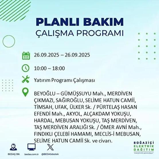 26 EYLÜL İSTANBUL ELEKTRİK KESİNTİSİ: 23 İlçede Elektrik Yok İstanbul Elektrik Kesintisi Ne Zaman Bitecek Kesintiden Hangi İlçeler Etkilenecek