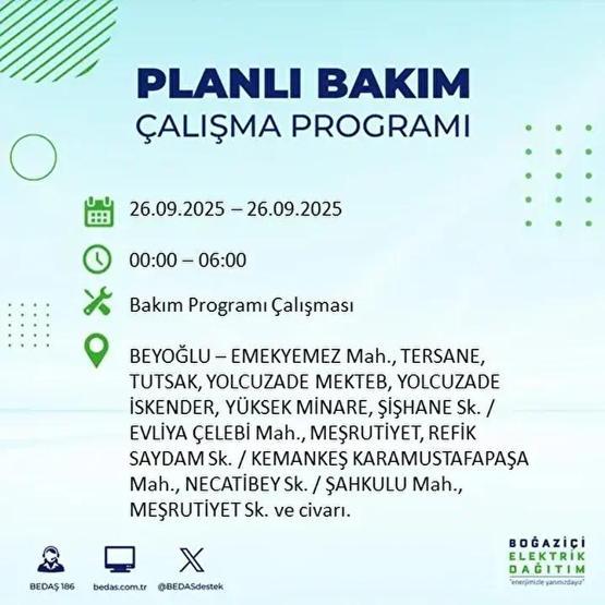 26 EYLÜL İSTANBUL ELEKTRİK KESİNTİSİ: 23 İlçede Elektrik Yok İstanbul Elektrik Kesintisi Ne Zaman Bitecek Kesintiden Hangi İlçeler Etkilenecek