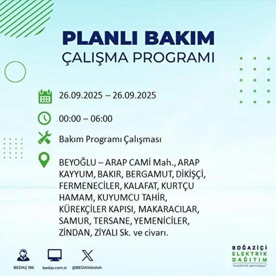26 EYLÜL İSTANBUL ELEKTRİK KESİNTİSİ: 23 İlçede Elektrik Yok İstanbul Elektrik Kesintisi Ne Zaman Bitecek Kesintiden Hangi İlçeler Etkilenecek