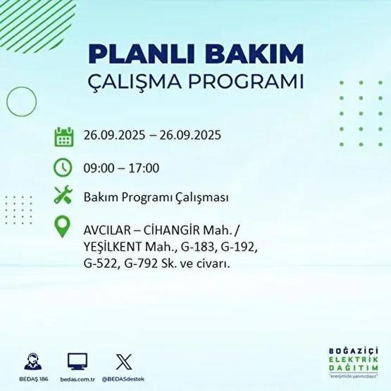 26 EYLÜL İSTANBUL ELEKTRİK KESİNTİSİ: 23 İlçede Elektrik Yok İstanbul Elektrik Kesintisi Ne Zaman Bitecek Kesintiden Hangi İlçeler Etkilenecek