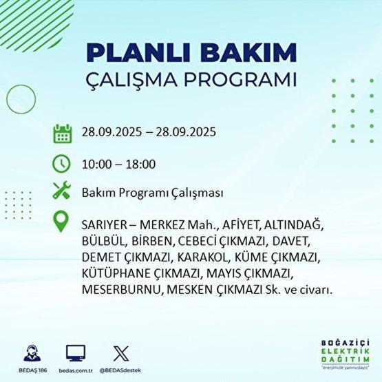 28 EYLÜL İSTANBUL ELEKTRİK KESİNTİSİ: İstanbulda Elektrikler Ne Zaman Gelecek Kesintiden Hangi İlçeler Etkilenecek