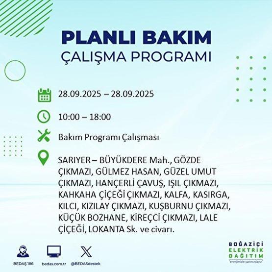 28 EYLÜL İSTANBUL ELEKTRİK KESİNTİSİ: İstanbulda Elektrikler Ne Zaman Gelecek Kesintiden Hangi İlçeler Etkilenecek