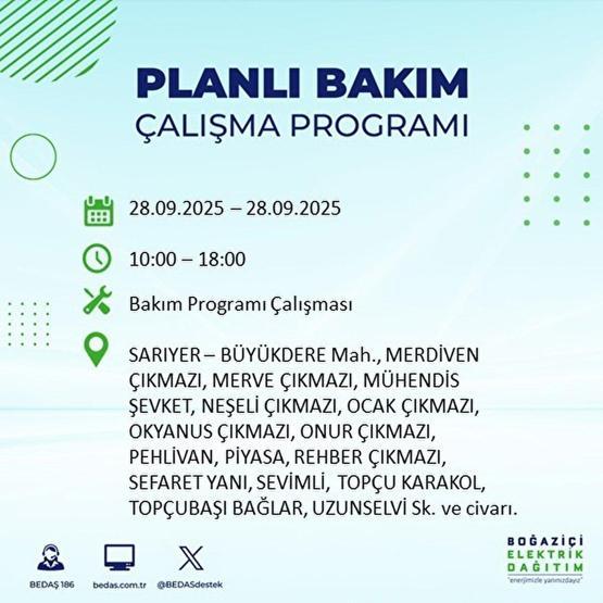 28 EYLÜL İSTANBUL ELEKTRİK KESİNTİSİ: İstanbulda Elektrikler Ne Zaman Gelecek Kesintiden Hangi İlçeler Etkilenecek