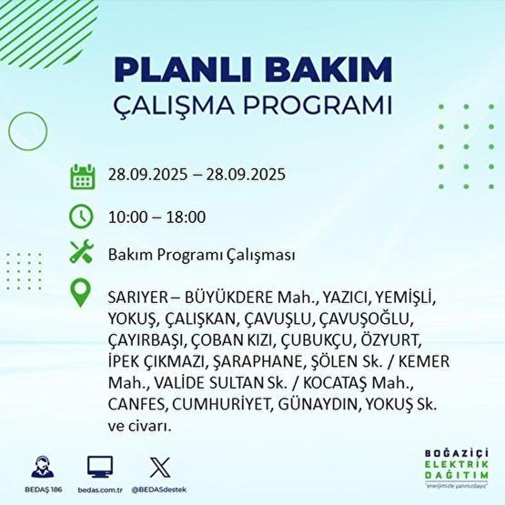 28 EYLÜL İSTANBUL ELEKTRİK KESİNTİSİ: İstanbulda Elektrikler Ne Zaman Gelecek Kesintiden Hangi İlçeler Etkilenecek