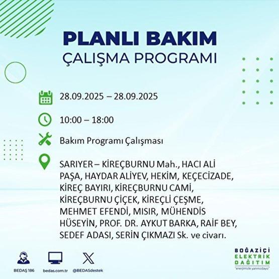 28 EYLÜL İSTANBUL ELEKTRİK KESİNTİSİ: İstanbulda Elektrikler Ne Zaman Gelecek Kesintiden Hangi İlçeler Etkilenecek