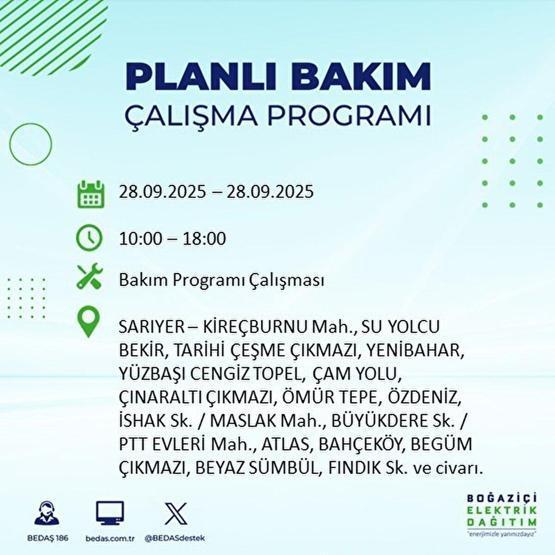 28 EYLÜL İSTANBUL ELEKTRİK KESİNTİSİ: İstanbulda Elektrikler Ne Zaman Gelecek Kesintiden Hangi İlçeler Etkilenecek