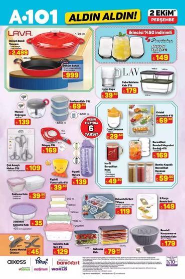 A101 2 Ekim Aktüel Ürünler Kataloğu: Bu Hafta A101 Aldın Aldın 2 Ekim Kataloğunda Neler Var Dikiş Makinesi, Dijital Termos, Multi Blender Seti...