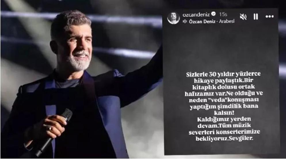 Özcan Denizden Veda Konuşmasına Açıklama: Kaldığımız Yerden Devam Ediyoruz