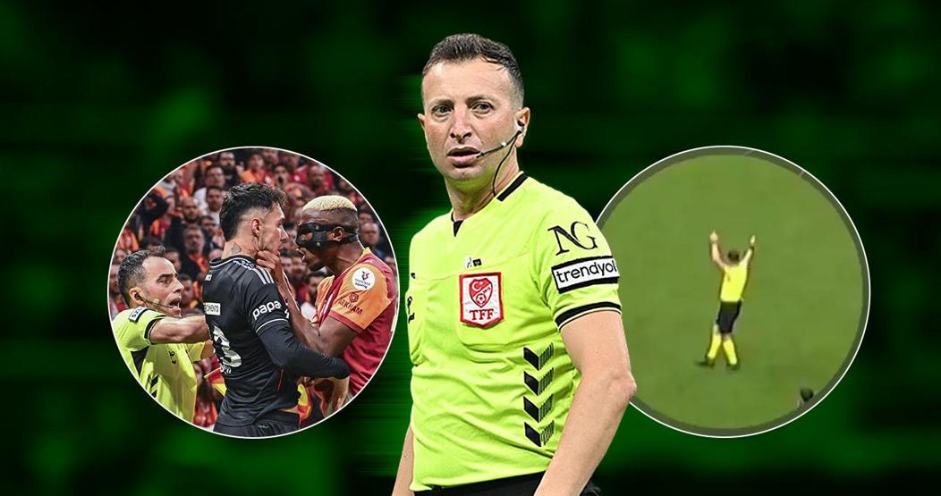 Galatasaray - Beşiktaş derbisindeki hakem hataları gündem oldu İşte tartışmalı pozisyonlar...