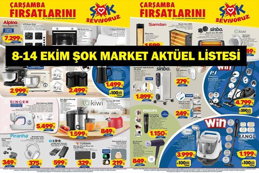 ŞOK 8 Ekim 2025 Aktüel Ürünler Kataloğu: Bu Hafta Neler Var Elektronikten Gıdaya Büyük İndirimler İşte 8 - 14 Ekim ŞOK Aktüel Kataloğu...