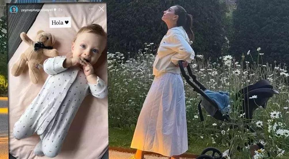 Zeynep Tuğçe Bayat-Cansel Elçin çiftinin mutlu evliliği İç ısıtan kare İşte Atlas bebeğin son hali...