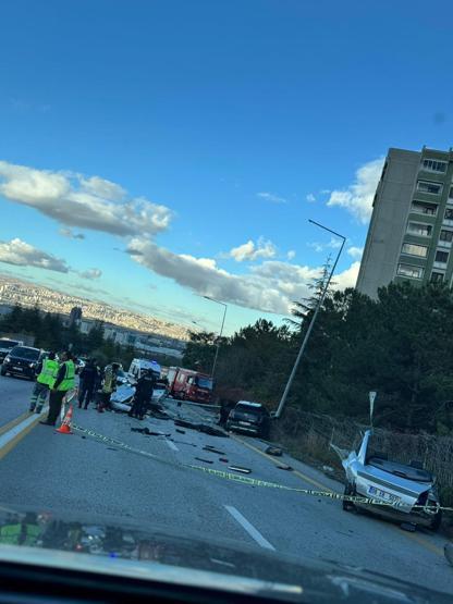 Ankarada feci kaza Üniversite öğrencisi Gamze ikiye ayrılan otomobilde can verdi, kilis kent haber, asayiş