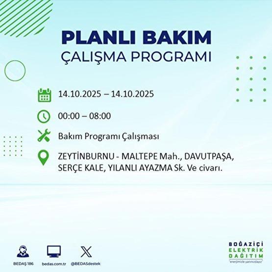 İSTANBUL ELEKTRİK KESİNTİSİ 14 EKİM: İstanbulda Elektrikler Ne Zaman Gelecek Kesintiden Hangi İlçeler Etkilenecek