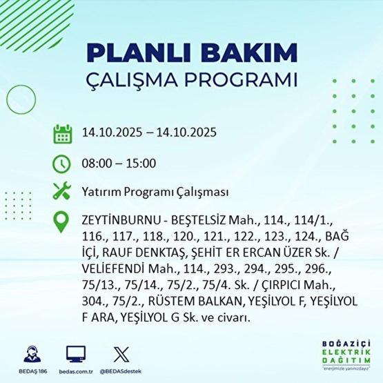 İSTANBUL ELEKTRİK KESİNTİSİ 14 EKİM: İstanbulda Elektrikler Ne Zaman Gelecek Kesintiden Hangi İlçeler Etkilenecek