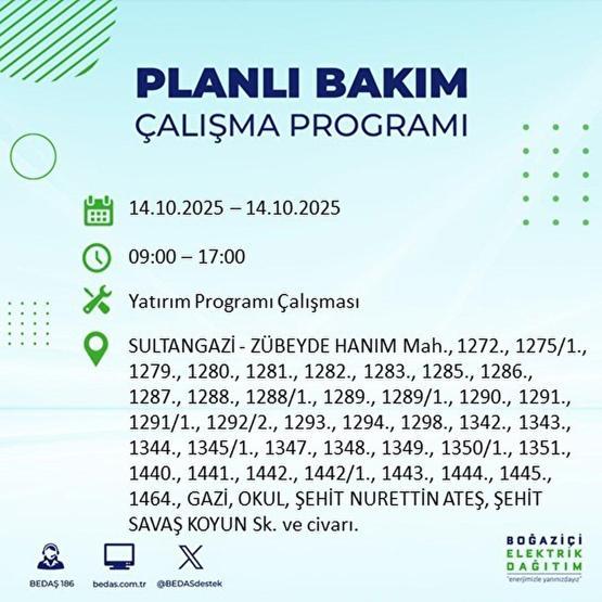 İSTANBUL ELEKTRİK KESİNTİSİ 14 EKİM: İstanbulda Elektrikler Ne Zaman Gelecek Kesintiden Hangi İlçeler Etkilenecek