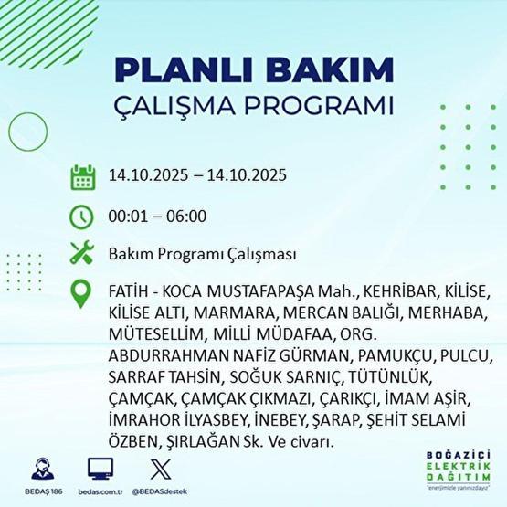 İSTANBUL ELEKTRİK KESİNTİSİ 14 EKİM: İstanbulda Elektrikler Ne Zaman Gelecek Kesintiden Hangi İlçeler Etkilenecek