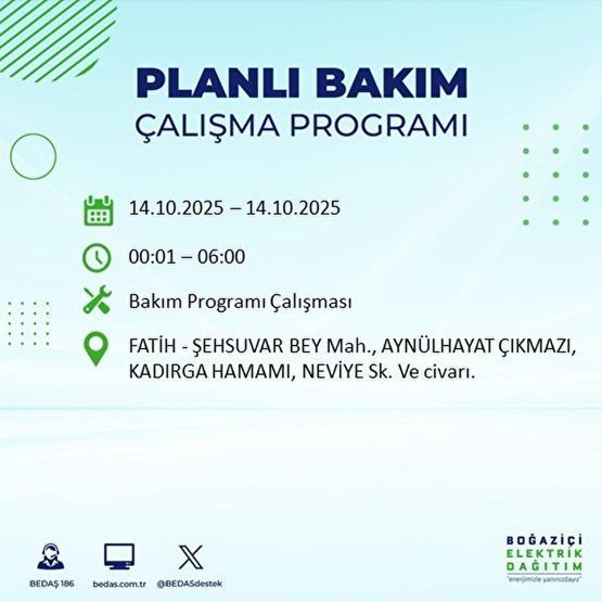 İSTANBUL ELEKTRİK KESİNTİSİ 14 EKİM: İstanbulda Elektrikler Ne Zaman Gelecek Kesintiden Hangi İlçeler Etkilenecek