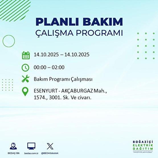 İSTANBUL ELEKTRİK KESİNTİSİ 14 EKİM: İstanbulda Elektrikler Ne Zaman Gelecek Kesintiden Hangi İlçeler Etkilenecek