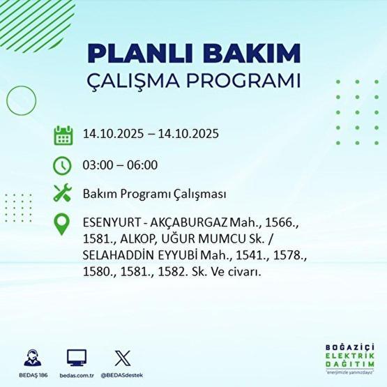 İSTANBUL ELEKTRİK KESİNTİSİ 14 EKİM: İstanbulda Elektrikler Ne Zaman Gelecek Kesintiden Hangi İlçeler Etkilenecek