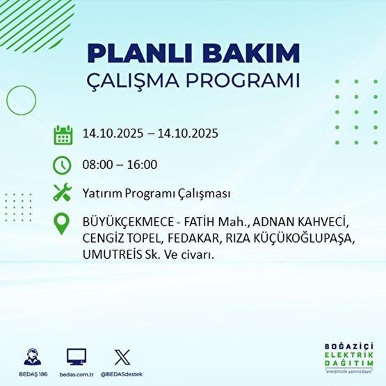 İSTANBUL ELEKTRİK KESİNTİSİ 14 EKİM: İstanbulda Elektrikler Ne Zaman Gelecek Kesintiden Hangi İlçeler Etkilenecek