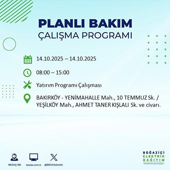 İSTANBUL ELEKTRİK KESİNTİSİ 14 EKİM: İstanbulda Elektrikler Ne Zaman Gelecek Kesintiden Hangi İlçeler Etkilenecek