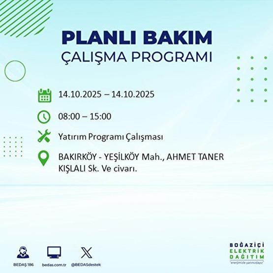 İSTANBUL ELEKTRİK KESİNTİSİ 14 EKİM: İstanbulda Elektrikler Ne Zaman Gelecek Kesintiden Hangi İlçeler Etkilenecek