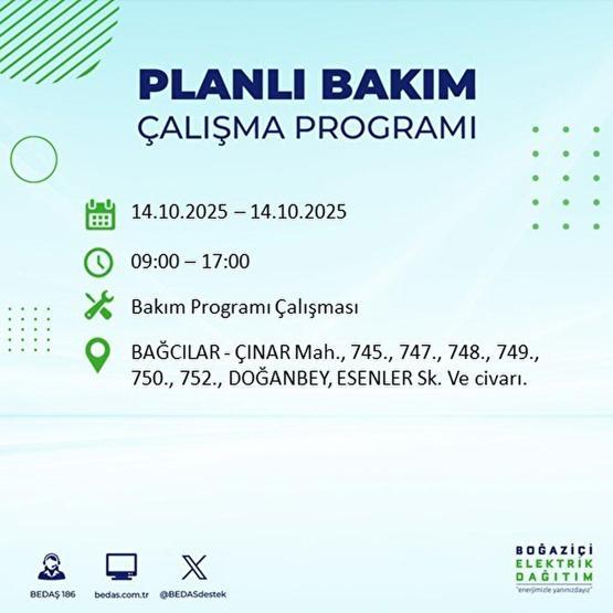 İSTANBUL ELEKTRİK KESİNTİSİ 14 EKİM: İstanbulda Elektrikler Ne Zaman Gelecek Kesintiden Hangi İlçeler Etkilenecek