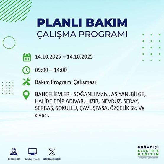 İSTANBUL ELEKTRİK KESİNTİSİ 14 EKİM: İstanbulda Elektrikler Ne Zaman Gelecek Kesintiden Hangi İlçeler Etkilenecek