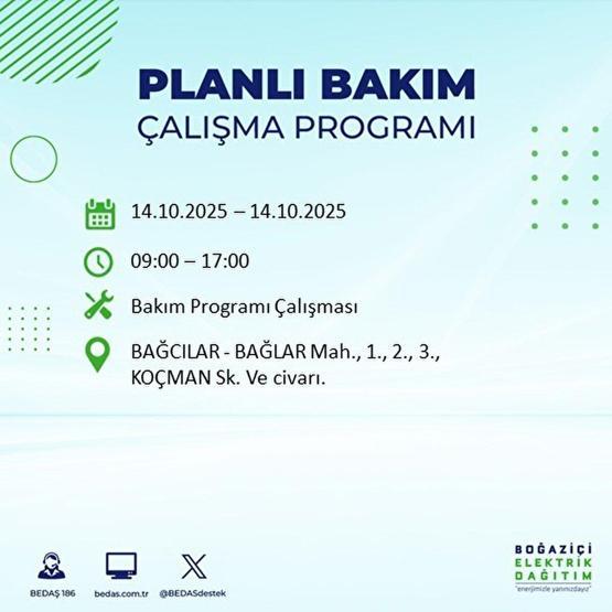 İSTANBUL ELEKTRİK KESİNTİSİ 14 EKİM: İstanbulda Elektrikler Ne Zaman Gelecek Kesintiden Hangi İlçeler Etkilenecek