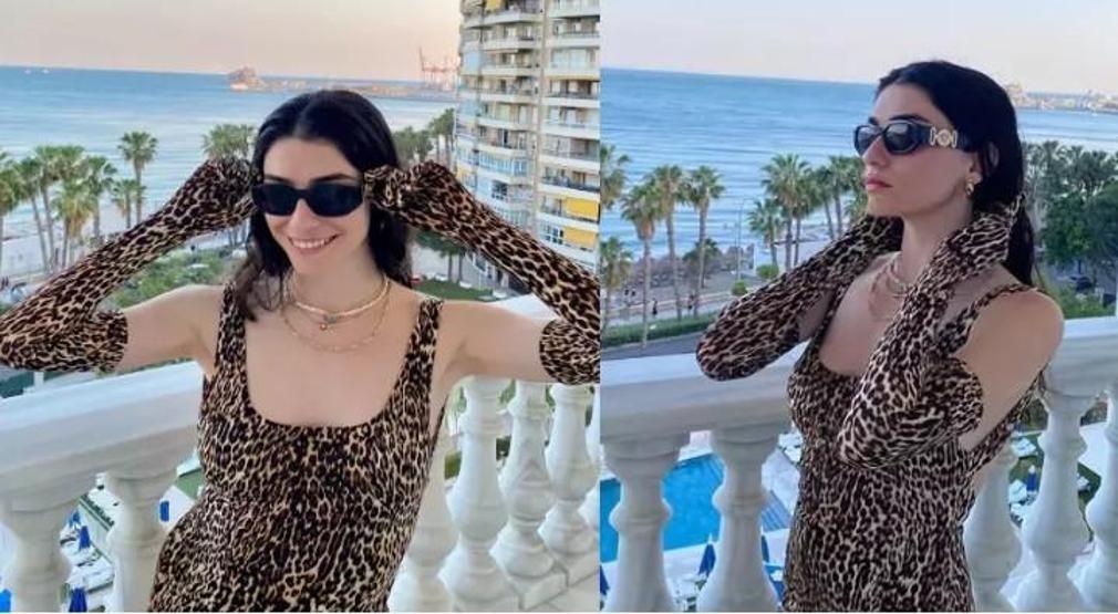 Hazar Ergüçlü’nün Leopar Tutkusu: Cesur Kombini Sanal Medyayı Salladı