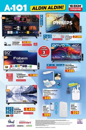A101 16 Ekim Aldın Aldın kataloğu yayımlandı A101 16 Ekim Aldın Aldın kataloğunda bu hafta neler var