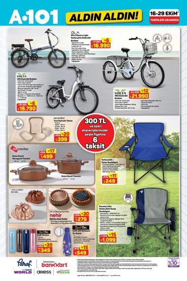 A101 16 Ekim Aldın Aldın kataloğu yayımlandı A101 16 Ekim Aldın Aldın kataloğunda bu hafta neler var