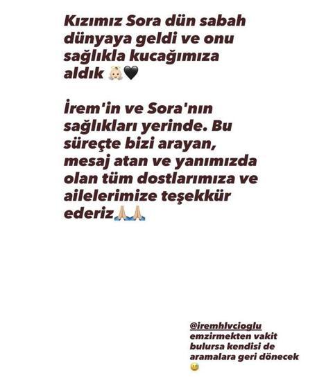 Büyük bir sevinç yaşamıştı Ural Kaspar açıkladı Taze anne İrem Helvacıoğlunun bebeğinin adı belli oldu