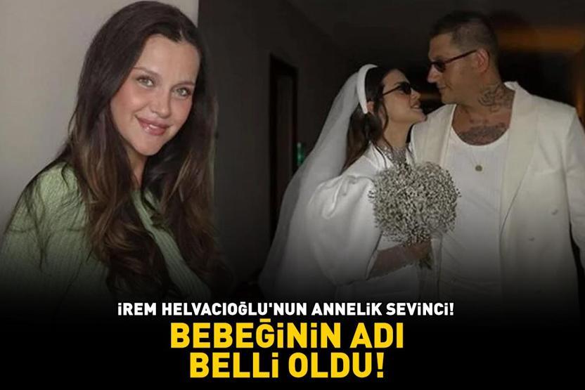 Büyük bir sevinç yaşamıştı Ural Kaspar açıkladı Taze anne İrem Helvacıoğlunun bebeğinin adı belli oldu
