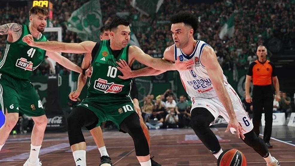 Anadolu Efes 81-95 Panathinaikos maç sonucu | Anadolu Efes evinde kayıp