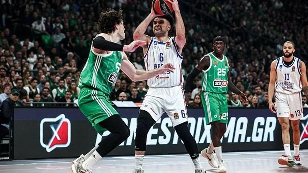 Anadolu Efes 81-95 Panathinaikos maç sonucu | Anadolu Efes evinde kayıp
